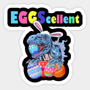 Easter Bunny Dinosaur TRex Egg Hunter Eggs cellent Funny Easter Boys Costume Sticker